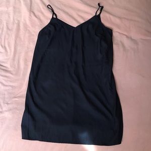 ASOS Mini Cam Slip Dress in Black